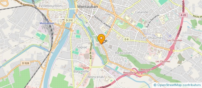 localisation de l'entreprise CLE VACANCES TARN ET GARONNE  MONTAUBAN