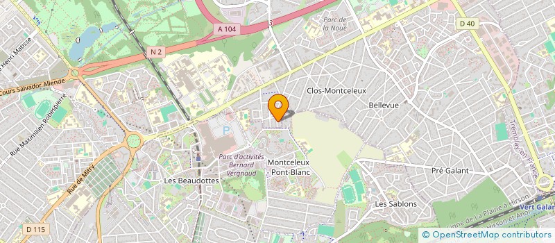 localisation de l'entreprise CLE VERTE IMMOBILIER  VILLEPINTE