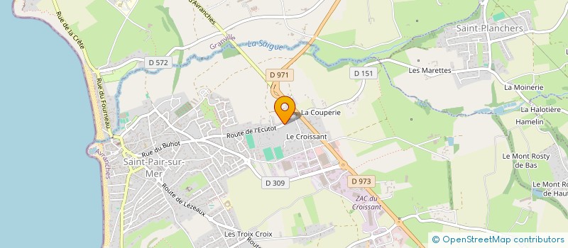 localisation de l'entreprise CLE-VIN  SAINT-PAIR-SUR-MER