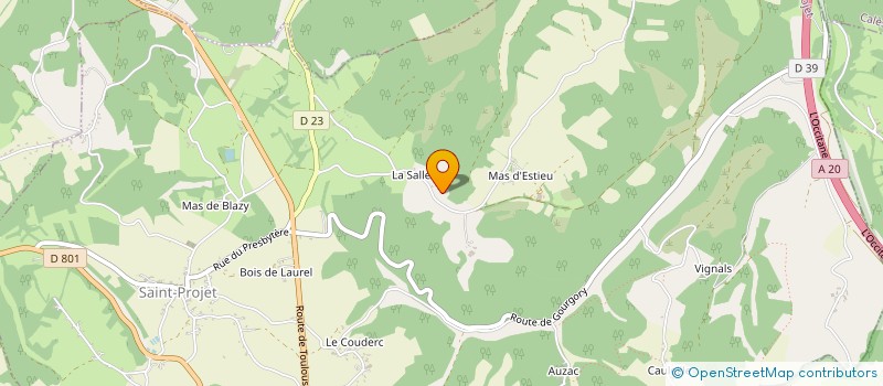 localisation de l'entreprise CLEA  SOUCIRAC