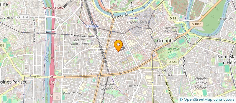 localisation de l'entreprise CLEA à GRENOBLE