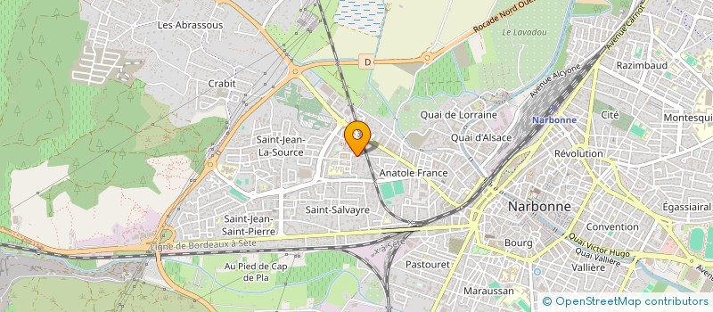 localisation de l'entreprise CLEA à NARBONNE