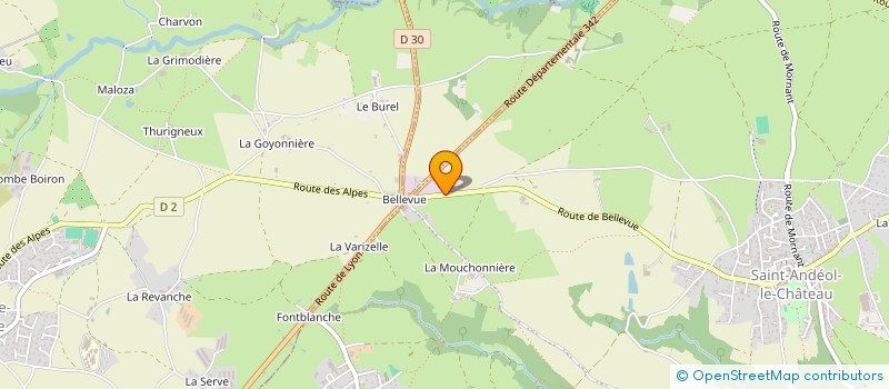 localisation de l'entreprise CLEA  BEAUVALLON