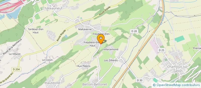 localisation de l'entreprise CLEA  CHATEAUNEUF