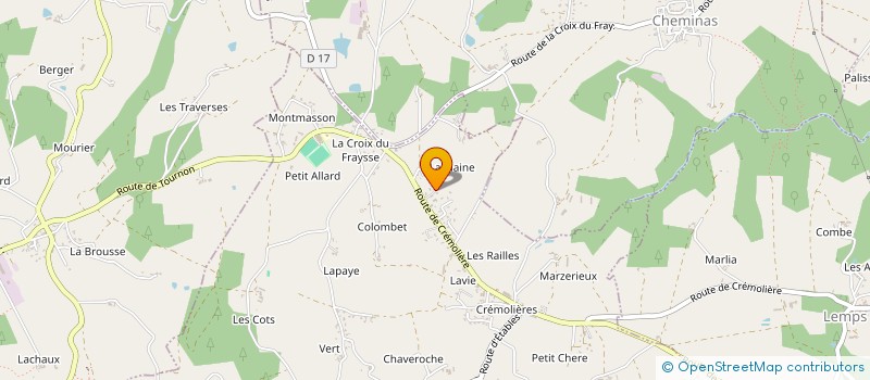 localisation de l'entreprise CLEA  ETABLES