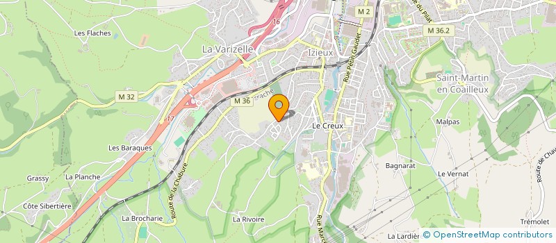 localisation de l'entreprise CLEA INVEST à SAINT-CHAMOND