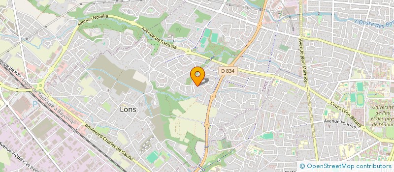 localisation de l'entreprise CLEA INVEST à LONS