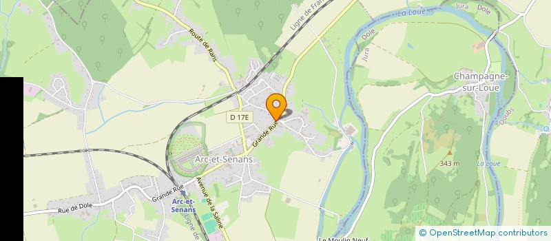 localisation de l'entreprise CLEA SB IMMO  ARC-ET-SENANS