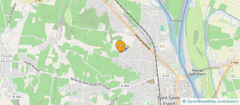 localisation de l'entreprise CLEADE  PONT-SAINT-ESPRIT