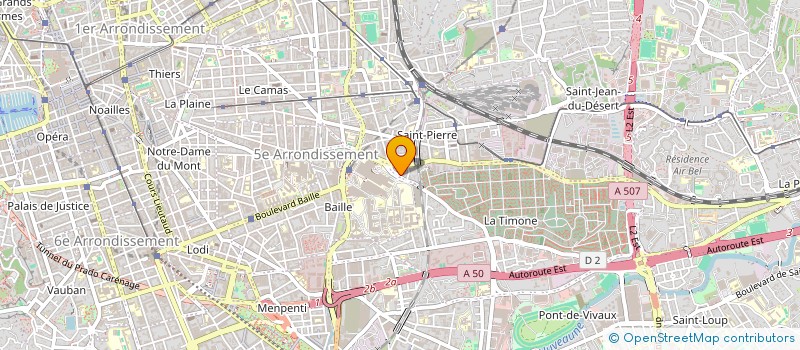 localisation de l'entreprise CLEAF à MARSEILLE