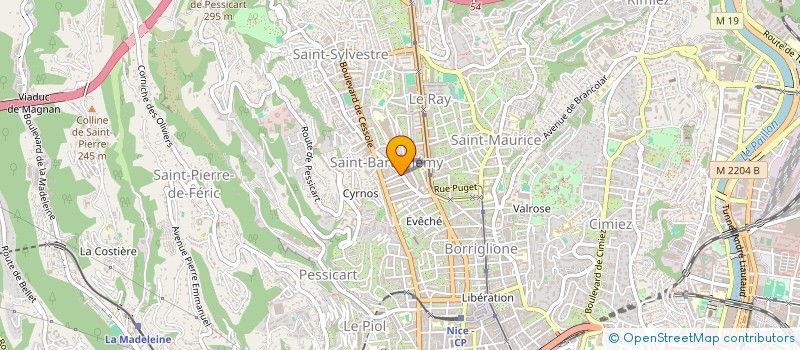 localisation de l'entreprise CLEALE à NICE