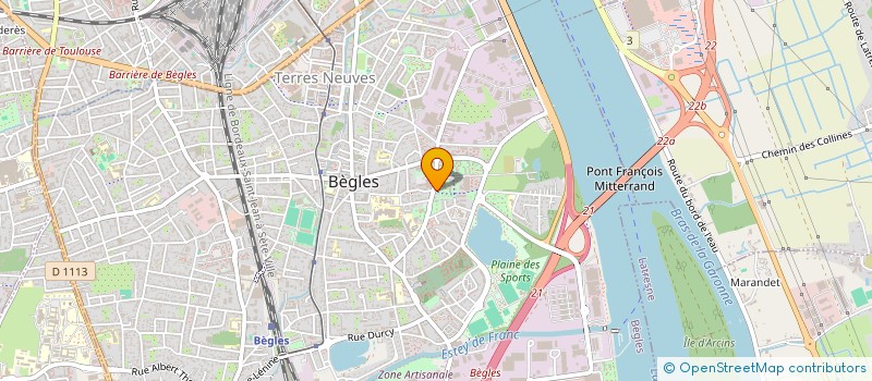 localisation de l'entreprise CLEAMATELAS à BEGLES