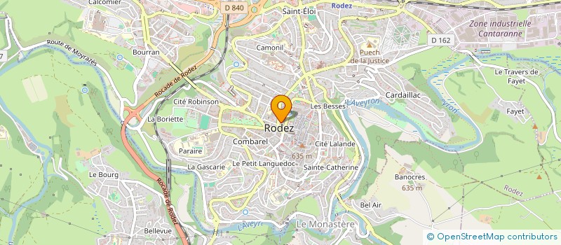 localisation de l'entreprise CLEAN 12 à RODEZ