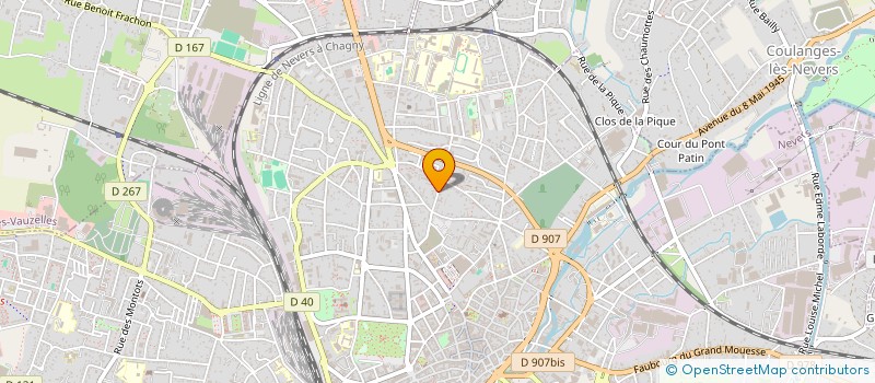 localisation de l'entreprise CLEAN 2000 à NEVERS