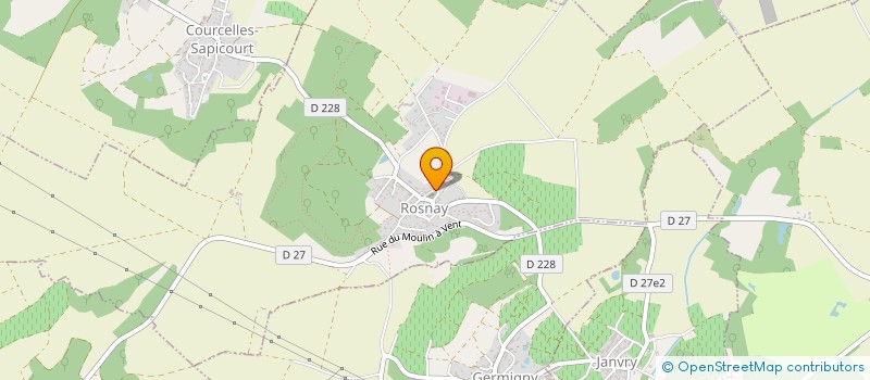 localisation de l'entreprise CLEAN 51 à ROSNAY