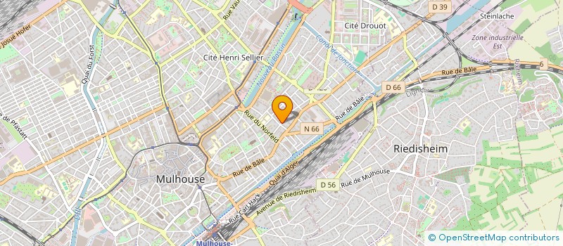 localisation de l'entreprise CLEAN 68 à MULHOUSE