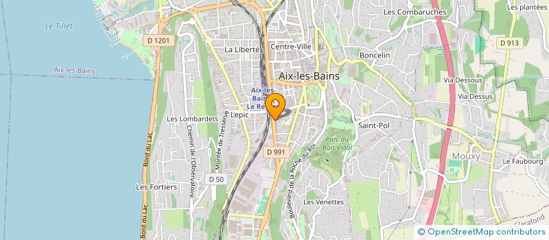 localisation de l'entreprise CLEAN 73  AIX-LES-BAINS