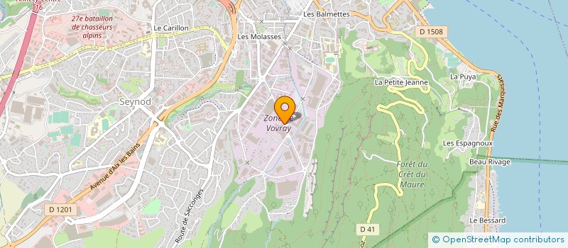 localisation de l'entreprise CLEAN 74 FILS à ANNECY