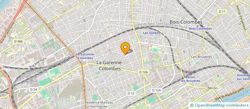 localisation de l'entreprise CLEAN 92 à LA GARENNE-COLOMBES