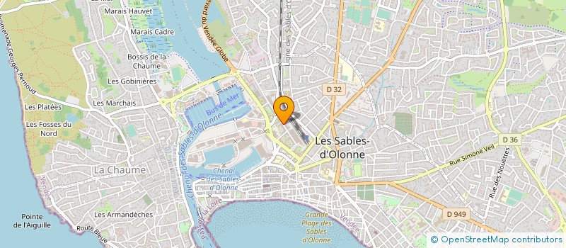 localisation de l'entreprise CLEAN A DOM  LES SABLES D'OLONNE