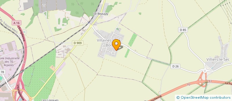 localisation de l'entreprise CLEAN A MAX  VILLAINES-SOUS-BOIS