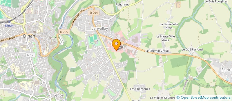 localisation de l'entreprise CLEAN'AIR à LANVALLAY
