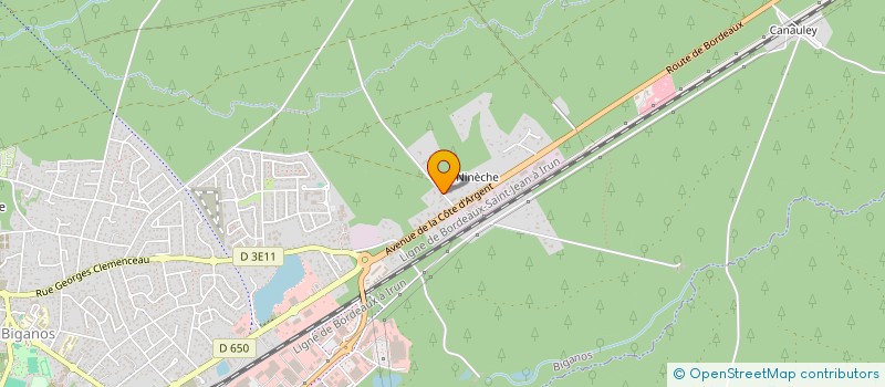 localisation de l'entreprise CLEAN BASSIN  BIGANOS