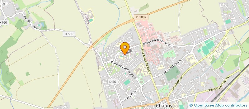 localisation de l'entreprise CLEAN&BOOST à CHAUNY