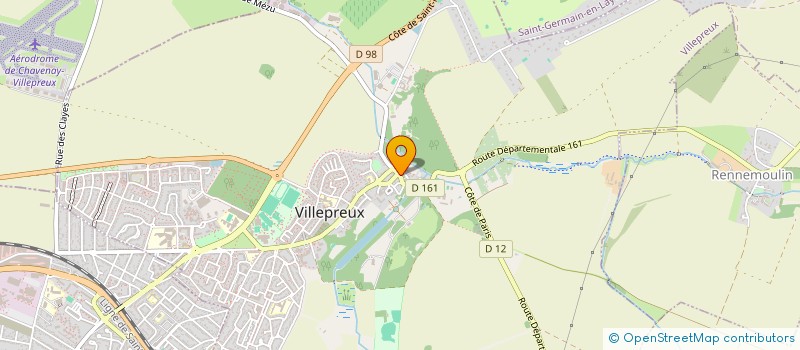 localisation de l'entreprise CLEAN BTP  VILLEPREUX