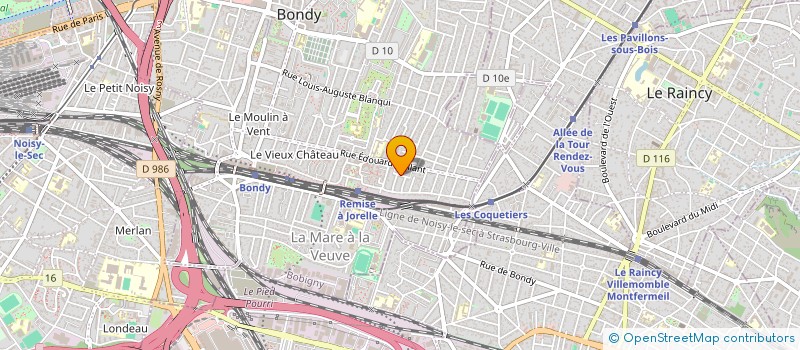 localisation de l'entreprise CLEAN-C-NOUS  BONDY