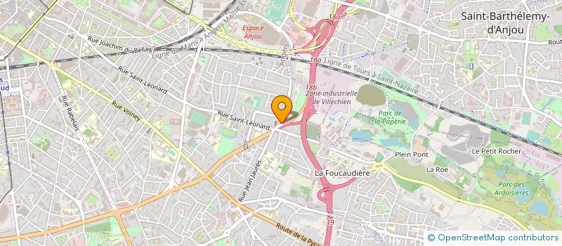 localisation de l'entreprise CLEAN CAR CONCEPT 49 à ANGERS