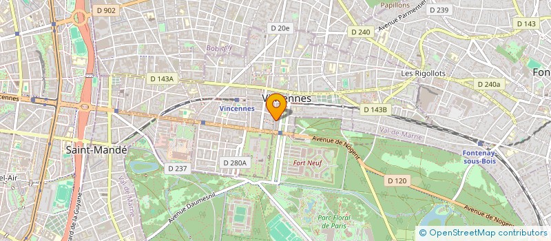 localisation de l'entreprise CLEAN CARS  VINCENNES