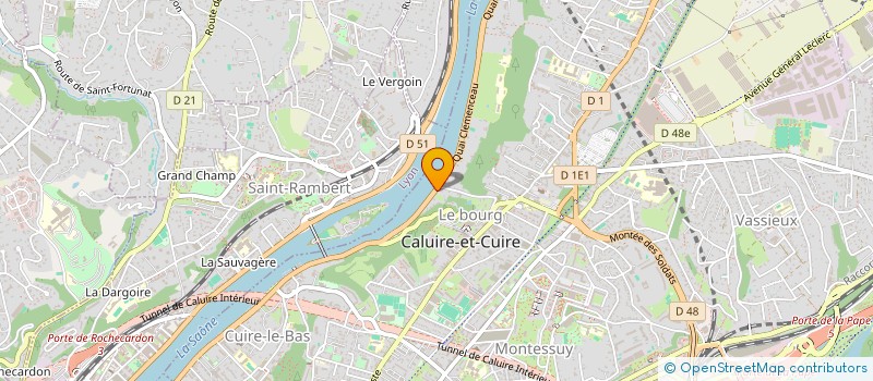 localisation de l'entreprise CLEAN CLEMENCEAU à CALUIRE-ET-CUIRE