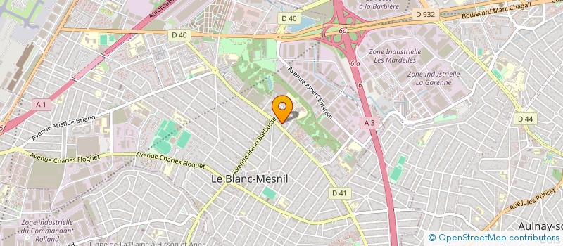 localisation de l'entreprise CLEAN DIFFUSION à LE BLANC-MESNIL