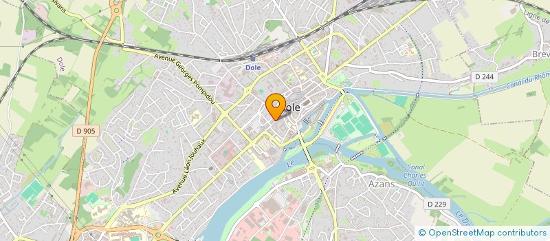 localisation de l'entreprise CLEAN DOLE  DOLE