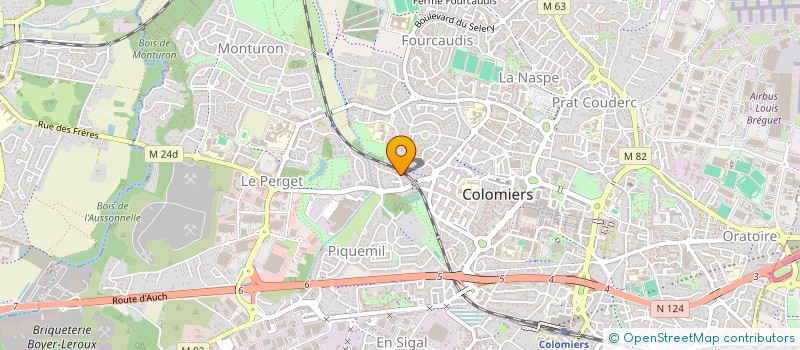 localisation de l'entreprise CLEAN'ELEC PROVENCE à COLOMIERS