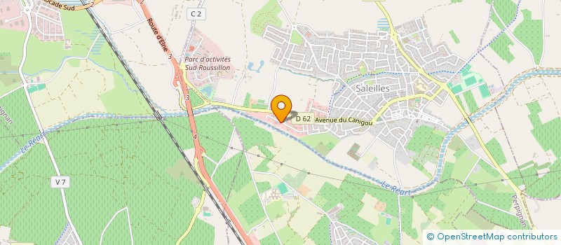 localisation de l'entreprise CLEAN ESPACE SUD à SALEILLES