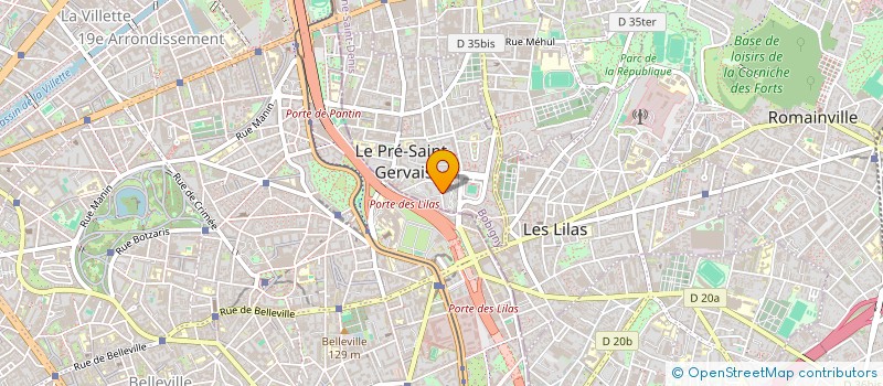 localisation de l'entreprise CLEAN EXPRESS à LE PRE-SAINT-GERVAIS