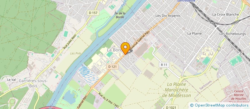 localisation de l'entreprise CLEAN FIRST à MONTESSON