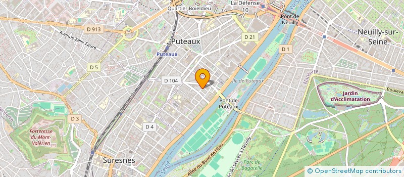 localisation de l'entreprise CLEAN FIVE à PUTEAUX