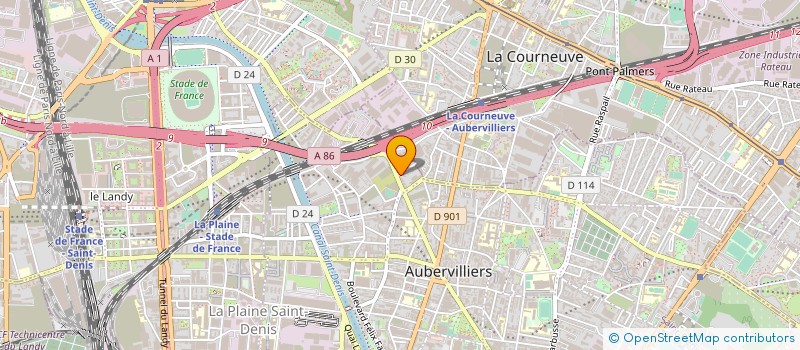 localisation de l'entreprise CLEAN GLOBAL SERVICE à AUBERVILLIERS