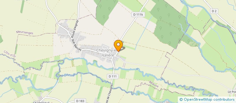 localisation de l'entreprise CLEAN HABITAT 21  CHEVIGNY-EN-VALIERE