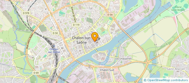 localisation de l'entreprise CLEAN' IMMO à CHALON-SUR-SAONE