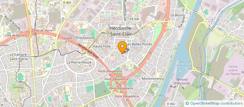 localisation de l'entreprise CLEAN INNOV à HEROUVILLE-SAINT-CLAIR