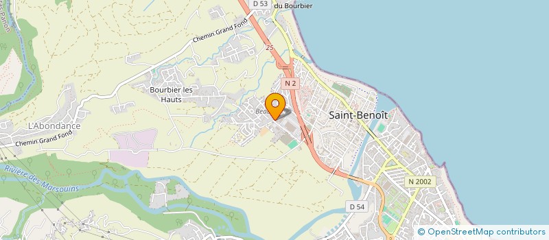 localisation de l'entreprise CLEAN LAB'OCEAN INDIEN à SAINT-BENOIT