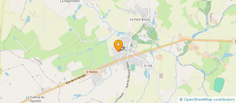 localisation de l'entreprise CLEAN LIFE  CIRIERES