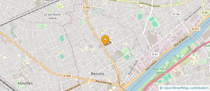 localisation de l'entreprise CLEAN'NET EVENTS à BEZONS