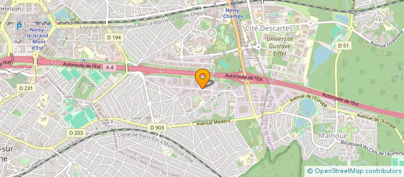 localisation de l'entreprise CLEAN NETTOYAGE  NOISY-LE-GRAND