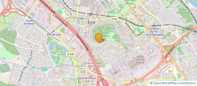 localisation de l'entreprise CLEAN NETTOYAGE SERVICES  EVRY-COURCOURONNES