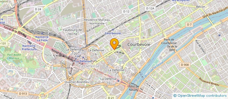 localisation de l'entreprise CLEAN O CLAIR à COURBEVOIE